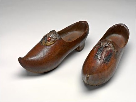 Pair of Wooden Shoes 1890